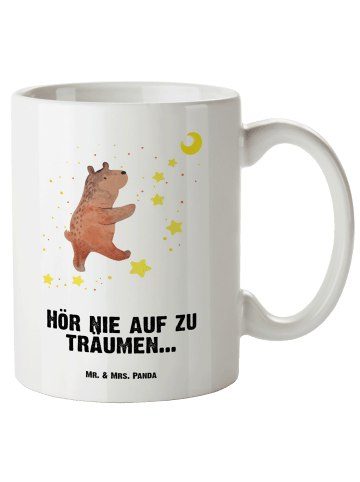 Mr. & Mrs. Panda weisse tasse Bär Träume mit Spruch in Weiß
