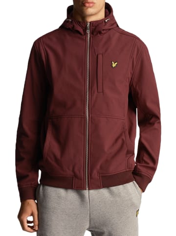 Lyle & Scott Softshelljacke in Bordeaux