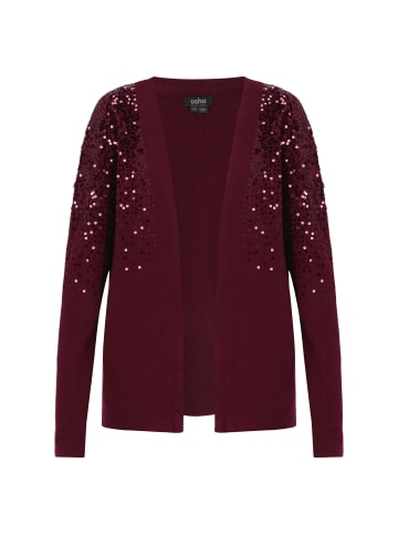 usha BLACK LABEL Women Cardigan in burgundy