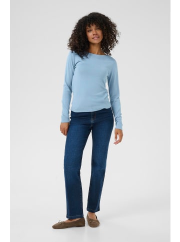 Kaffe Strickpullover KAlizza Tight fit in Windward Blue