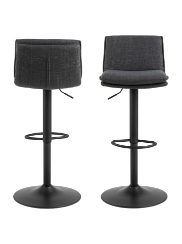 ebuy24 Barhocker Flynn Grau 2er Set