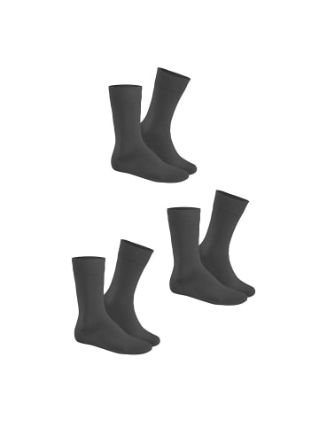 Hudson Socken Simply³ 3-Pack in Grau-mel.