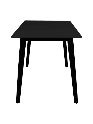 ebuy24 Esstisch Vojens Schwarz 70 x 120 cm