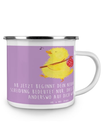 Mr. & Mrs. Panda Kaffeetasse Neuanfang Scheidung mit Spruch in Lavendeltraum