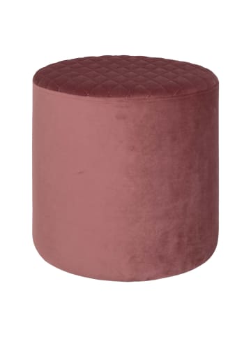 House Nordic Pouf EJBY Rosa Samt