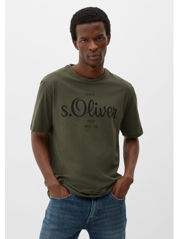 s.Oliver T-Shirt kurzarm in Olive