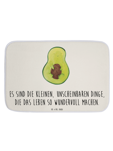 Mr. & Mrs. Panda Badvorleger Avocado Kern mit Spruch in Weiß