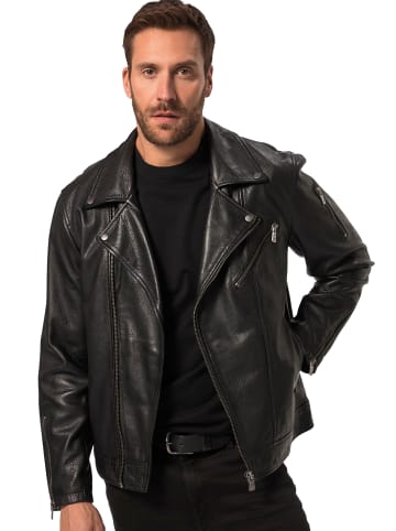JP1880 Lederjacke in schwarz