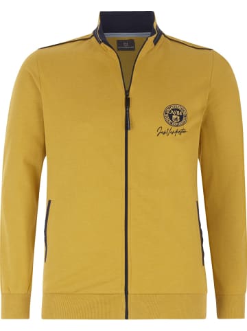Jan Vanderstorm Sweatjacke ANDTARSEN in dunkelgelb