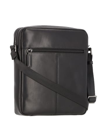 Bugatti Romano Umhängetasche Leder 23 cm schwarz