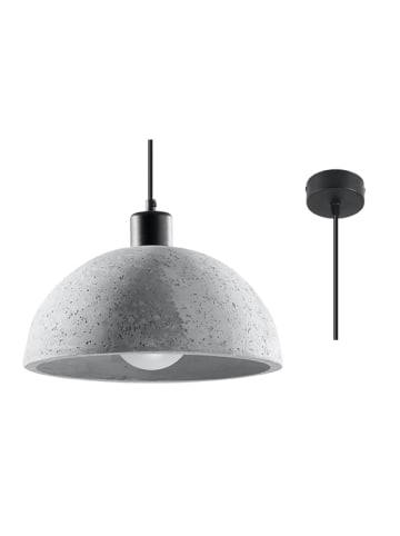 Nice Lamps Hängleuchte "GONZO" Beton in grau rund 1xE27 LED loft style NICE LAMPS