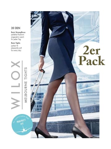 Wilox Strumpfhose Melbourne 2er Pack in marine