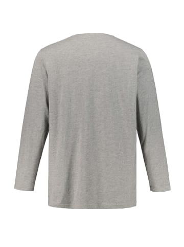 JP1880 Kurzarm T-Shirt in grau melange