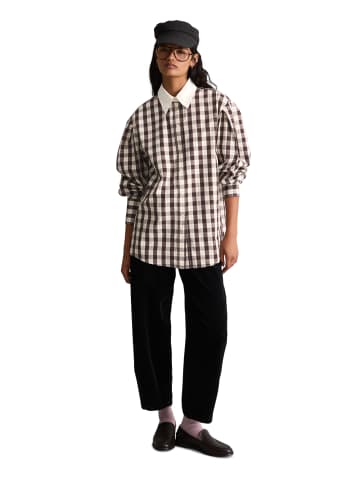 Marc O'Polo DENIM Gestreifte Bluse loose in Offwhite