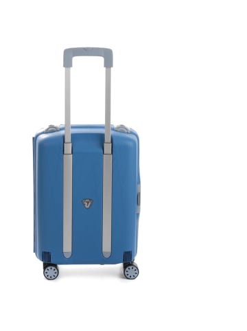 Roncato Light - 4-Rollen-Kabinentrolley 55 cm in blu ocean