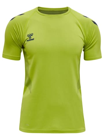 Hummel Hummel T-Shirt Hmllead Multisport Unisex Erwachsene Dehnbarem Nahtlosen in LIME PUNCH