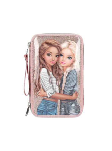 Depesche 3-Fach Federtasche DOTS TOPModel 7,5 x 13 x 20 cm rosa in rosa