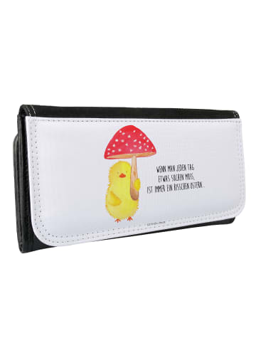 Mr. & Mrs. Panda Wallet Küken Fliegenpilz mit Spruch in Weiß