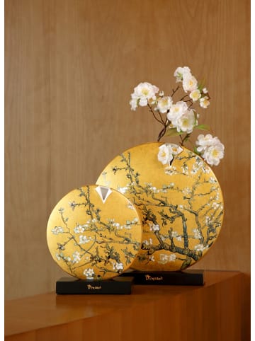 Goebel Vase " Vincent van Gogh - Mandelbaum gold " in Bunt