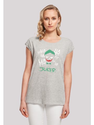 F4NT4STIC T-Shirt Suicide Squad Joker in grau meliert
