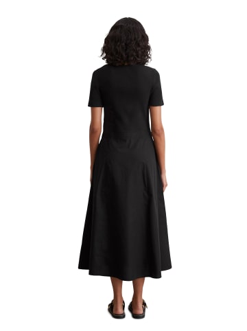 Marc O'Polo Geripptes Jerseykleid fitted in Schwarz