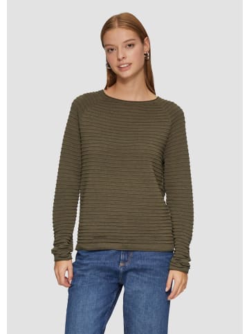 QS Strickpullover in 78W0_olivgrün