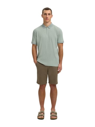 SELECTED HOMME Poloshirt SLMFAVE STRUCTURE SS POLO in Türkis