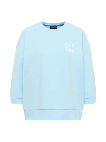 ELBSAND Sweatshirt Parvin in Wave Blue