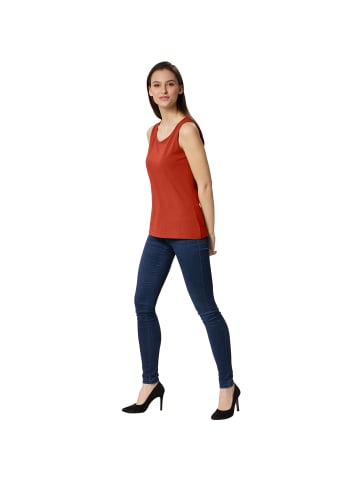 tectake Einfarbiges Damen Top, weinrot