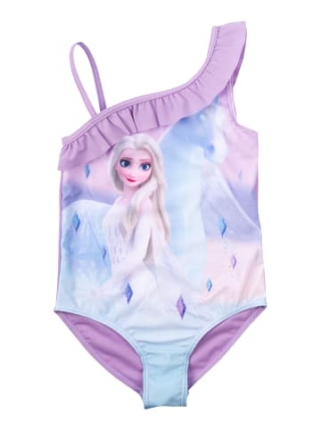 United Labels Disney Die Eiskönigin Badeanzug mit Rüschen Elsa Frozen in lila