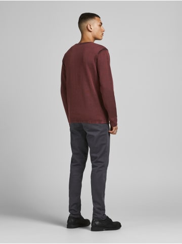 Jack & Jones Jack & Jones Strickpullover Leo Pullover in rot