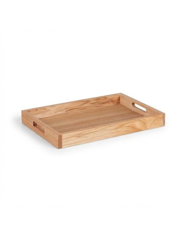 relaxdays Serviertablett in Natur - (B)46 x (H)5 x (T)31 cm