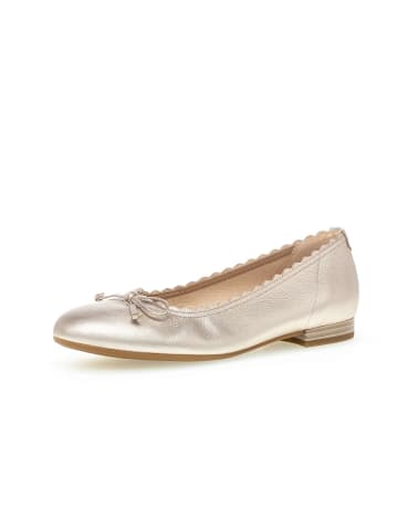 Gabor Comfort Elegante Ballerinas in gold