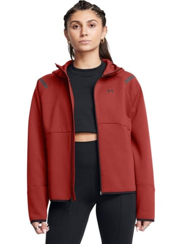Under Armour Fleecejacke/Fleecepullover "Unstoppable Fleece Fz" in Orange
