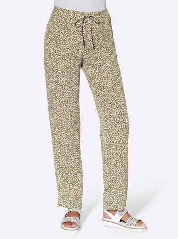 WITT WEIDEN Hose in schilf + schilf-weiß-bedruckt