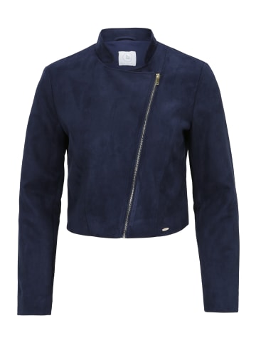 BETTY & CO Bikerjacke mit Stehkragen in Navy Blue