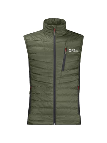 Jack Wolfskin Weste Routeburn Pro in Oliv