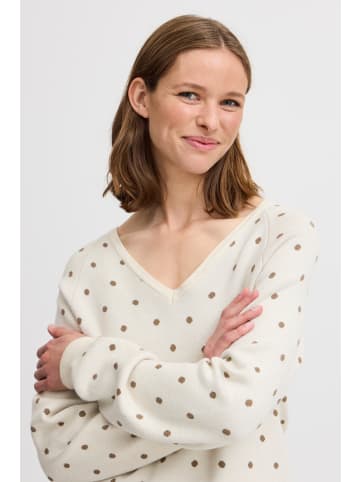 b. young BYMIRAN DOT JUMPER - KNIT Regular fit in Birch Melange