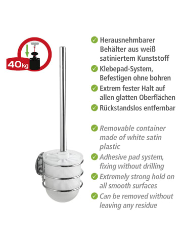 Wenko Turbo-Loc® WC-Garnitur in Weiß