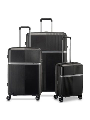 Roncato Airglam 4 Rollen Kofferset 3-teilig mit Dehnfalte in nero