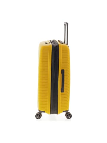 Gladiator 2800 4 Rollen Trolley 67 cm mit Dehnfalte yellow