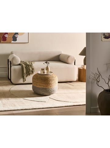 Beliani Pouf DUKI in /Beige - (W) 50 x (H) 40 x (L) 50 cm