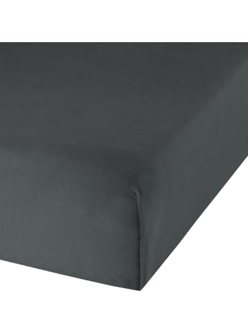 Erwin Müller Haustuch, Halbleinen, Leinen / Halbleinen Bettlaken Deggendorf in dunkelgrau