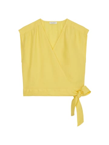 Marc O'Polo Kurze Wickelbluse relaxed in corn yellow