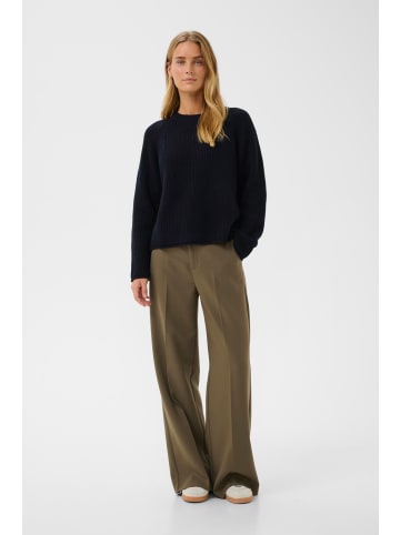 PART TWO Strickpullover LuahPW Oversize fit in Dark Navy