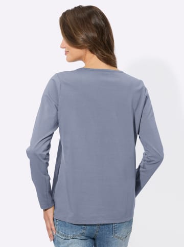 WITT WEIDEN Rundhals-Shirt in taubenblau