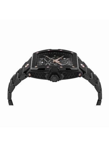 Philipp Plein Automatikuhr für Herren in Schwarz