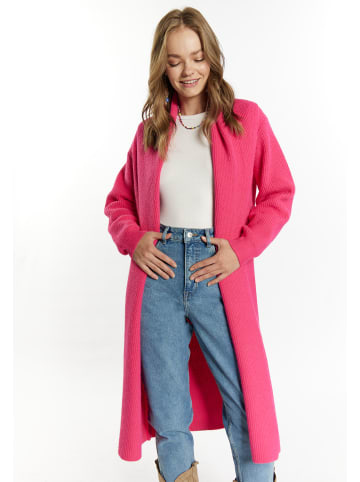 IZIA Damen Long Cardigan in Pink
