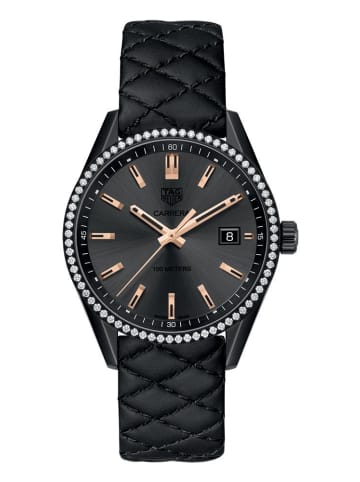 Tag Heuer Carrera Uhr schwarz roségold Diamanten WAR1115.FC6392