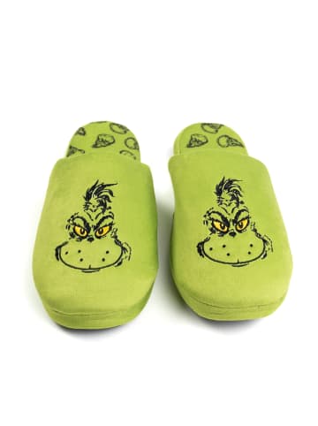 The Grinch The Grinch Hausschuhe Slipper Pantoffeln Puschen Schlappen in grün